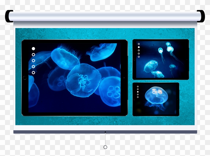 Mac Clipart Blue Computer - Led-backlit Lcd Display, HD Png Download ...
