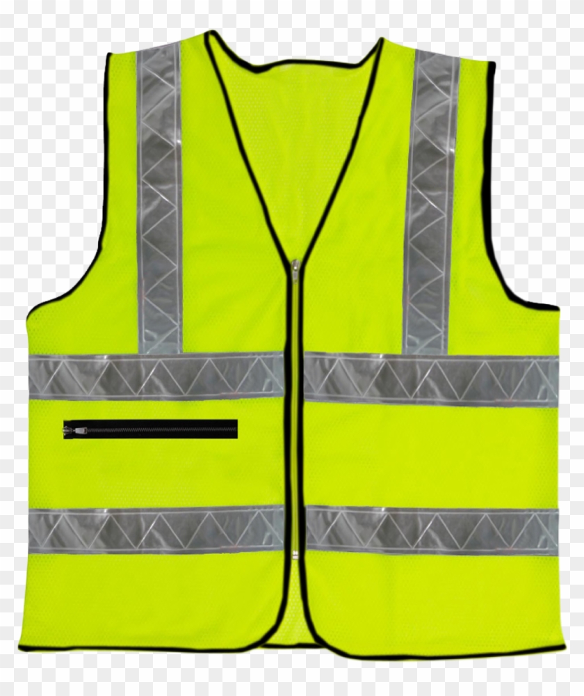 Vest Clipart Reflective Vest - Safety Vest Clip Art, HD Png Download