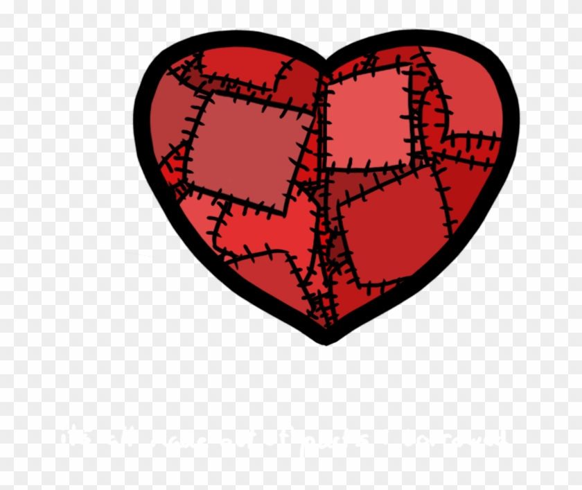 Hearts Cartoon Stitched Up Heart Cartoon Hd Png Download 780x780 Pngfind