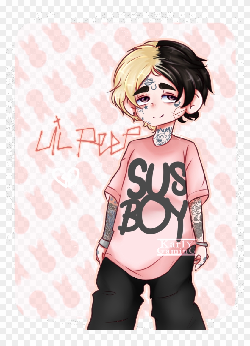 Lil Peep Fan Page 💔 And Goth Angel Sinner - Dibujos De Lil Peep Faciles,  HD Png Download - 900x1200(#2542285) - PngFind