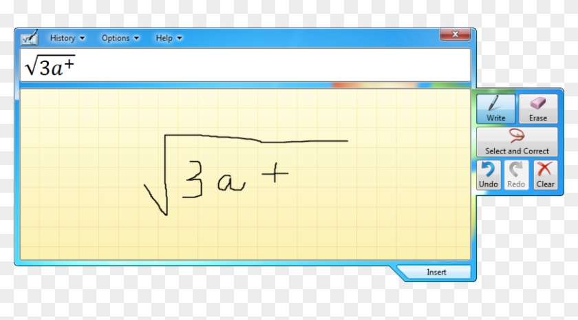 Math Input Panel Windows 11