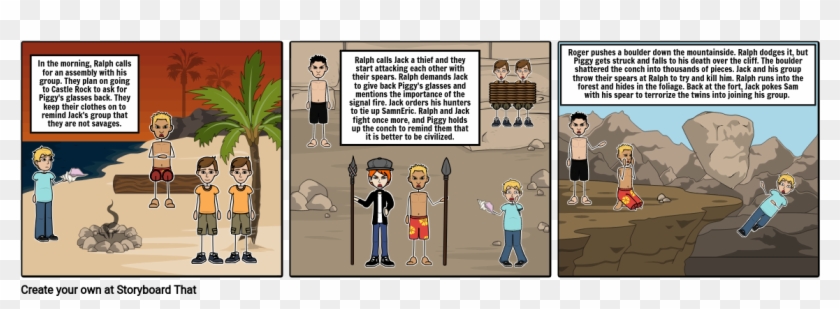 Lord Of The Flies Chapter Cartoon HD Png Download 1165x386 lord-of-the-flies-chapter-cartoon-hd-png-download-1165x386
