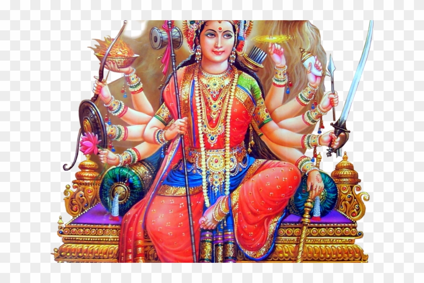 Goddess Durga Maa Png Transparent Images - Maa Durga Png Hd, Png Download -  640x480(#2560432) - PngFind