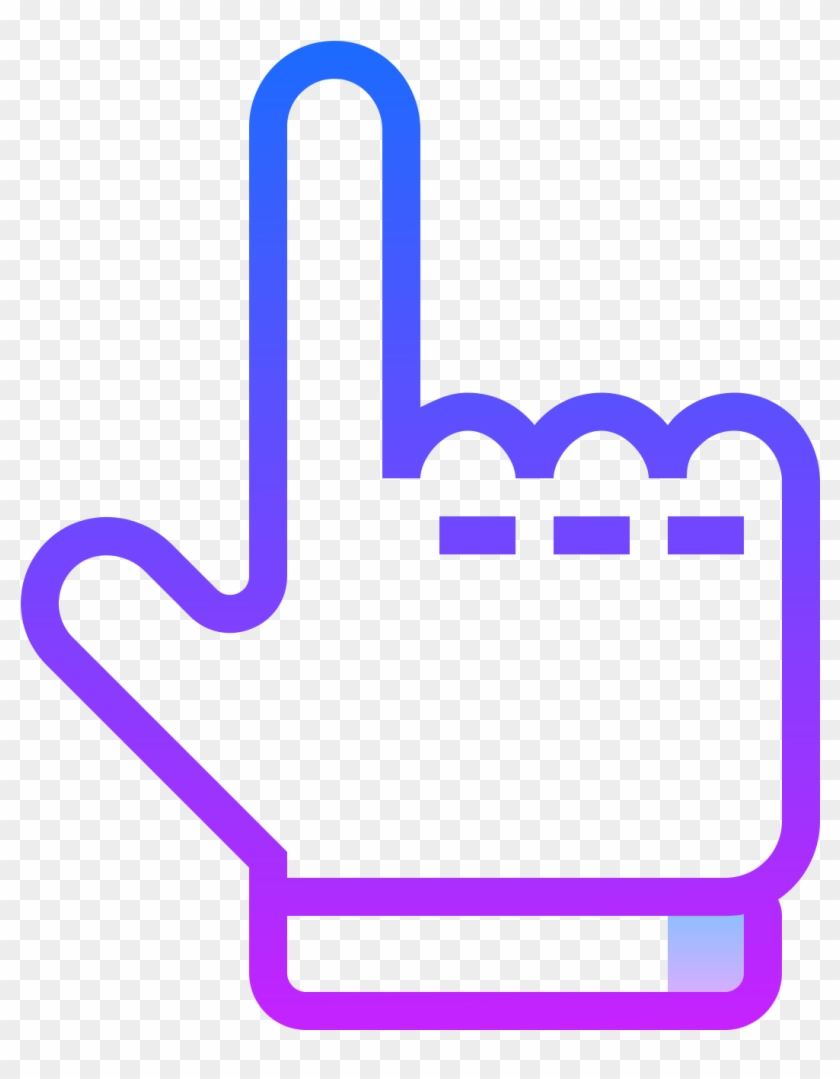 Hand Cursor Icon - Cursores, HD Png Download - 1600x1600(#2561650