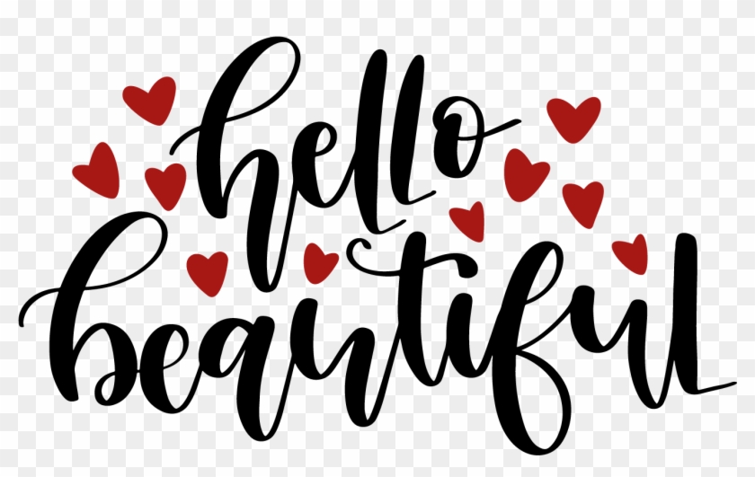 Image Free Library Hello Beautiful Commercial Use Ok Calligraphy HD 