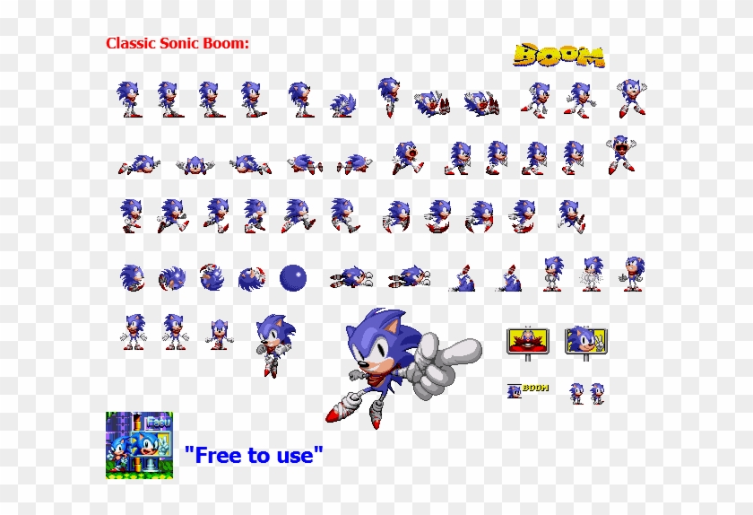 Hay Guys Just Wondering If Some On Can Put Theses Sprites Sonic Boom Sprite Sheet Hd Png Download 632x500 2577286 Pngfind