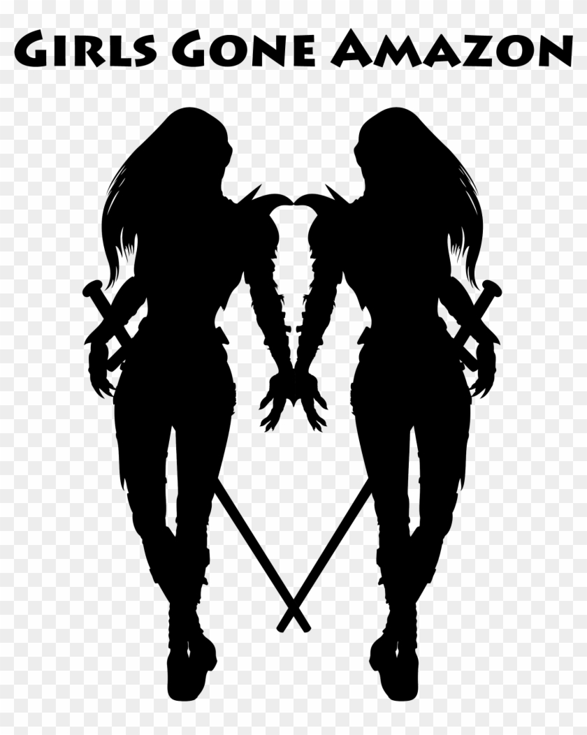 Download Female Warrior Silhouette Vector, HD Png Download - 2200x2200(#2580723) - PngFind