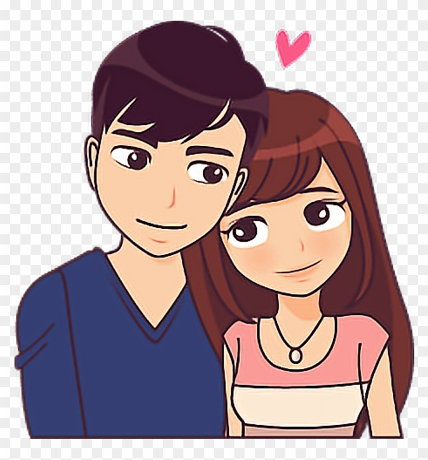Couple Pareja Love Ftestickers Sticker Autocollants - New Love Couple  Sticker Download, HD Png Download - 1024x1024(#2585839) - PngFind