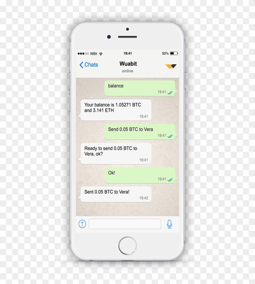 Illustration Of The Wuabit Chat Bot In Whatsapp Whatsapp Notification Iphone Hd Png Download 4x855 Pngfind