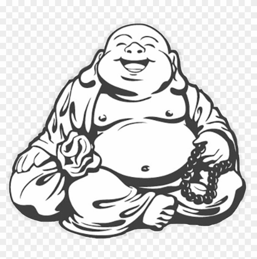 Laughing Buddha Drawing Head
