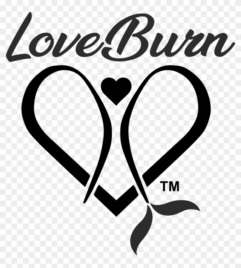 Lb19 Love Burn Logo Tm Heart, HD Png Download 894x1024(2593240