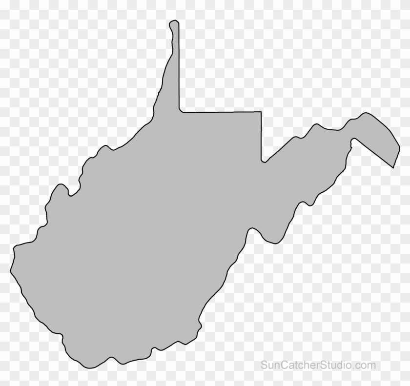 West Virginia State Scroll Saw Pattern Outline Clip West Virginia Outline Svg Hd Png Download 2100x2100 2594562 Pngfind