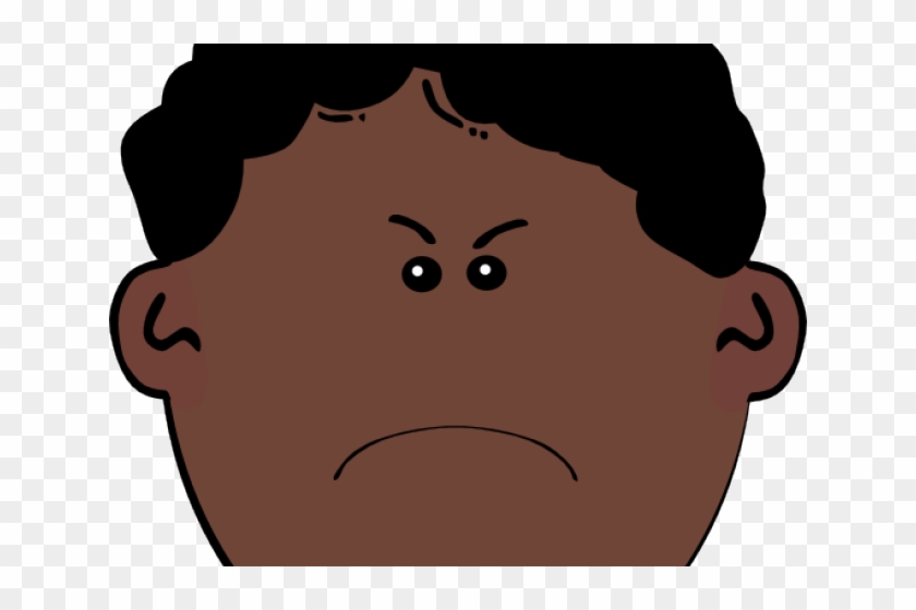 Angry Face Cartoon - Sad Human Face Cartoon, HD Png Download -  640x480(#261566) - PngFind