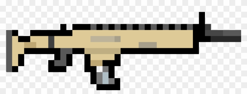 Pixel Art Gold Scar Fortnite Fortnite Scar Scar Fortnite Pixel Art Hd Png Download 1290x540 263514 Pngfind