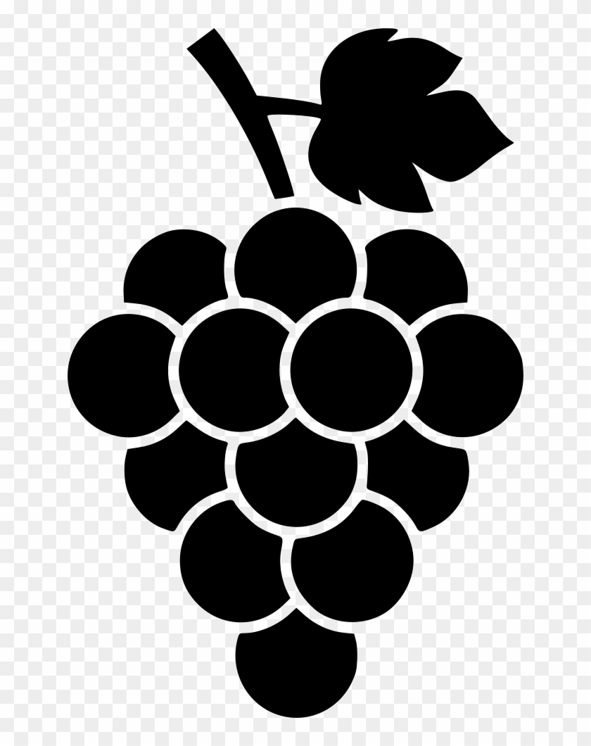 Download Png File Svg Black And White Grape Png Transparent Png 648x980 266391 Pngfind