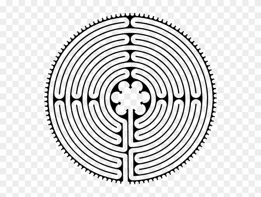Labyrinth 11 Chartres Plain Chartres Labyrinth Hd Png Download 560x560 Pngfind