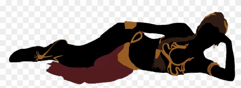 Download Slave Leia Silhouette Byyxgearhead - Princess Leia Slave ...