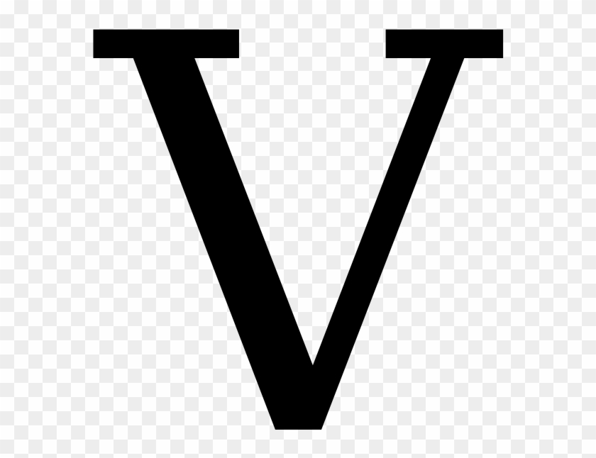 File V Serif Svg Times New Roman Letter V Hd Png Download 619x600 2629230 Pngfind