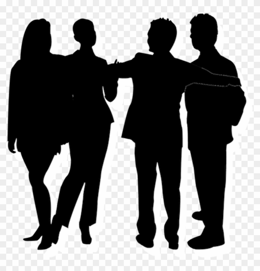  Group  Silhouette  Png Group  Of People Silhouette  Png 