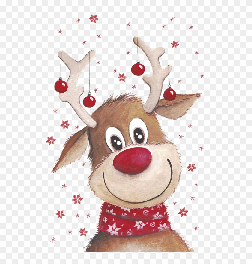Christmas Reindeer Transparent Background - Merry Christmas Png