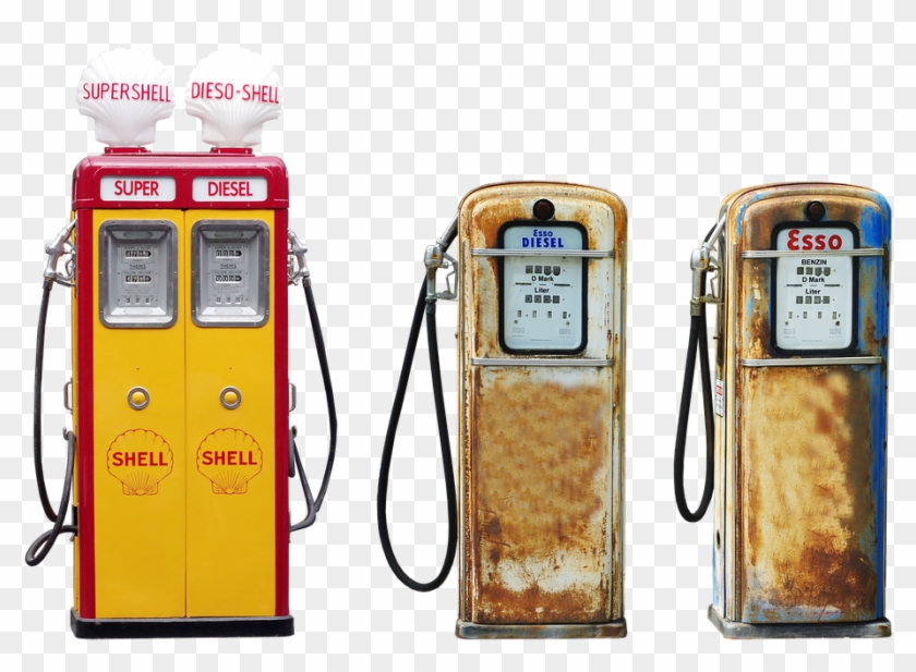 Pump Petrol Shell Esso Rust Retro Diesel Hose Gas Pump Hd