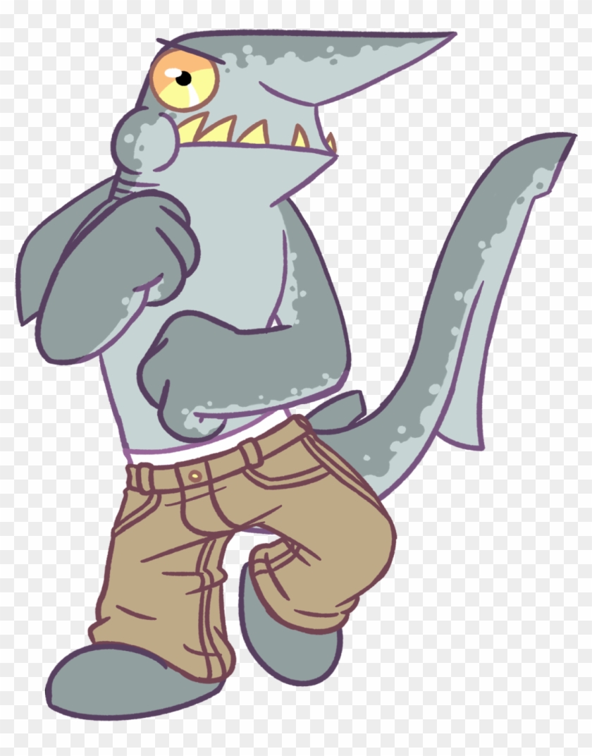 Cartoon Goblin Shark , Png Download - Cartoon, Transparent Png -  1088x1337(#2647471) - PngFind