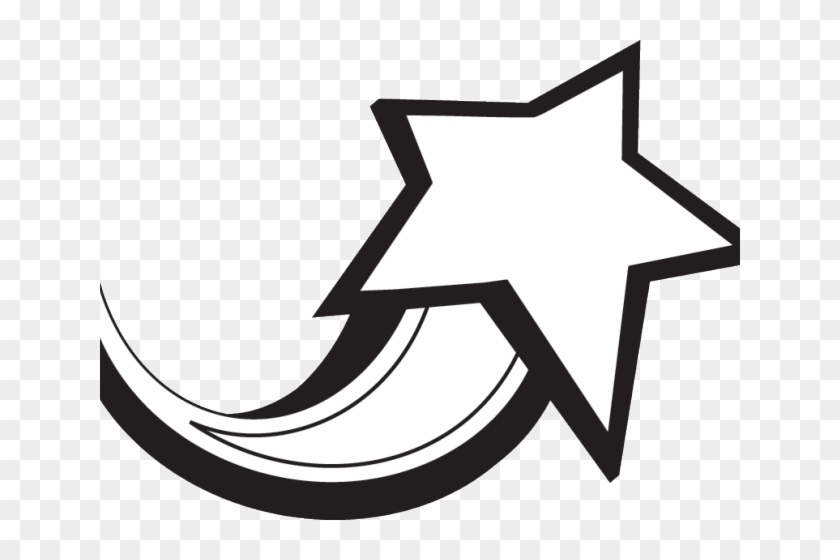 Falling Stars Clipart Outer Space White Shooting Star Png