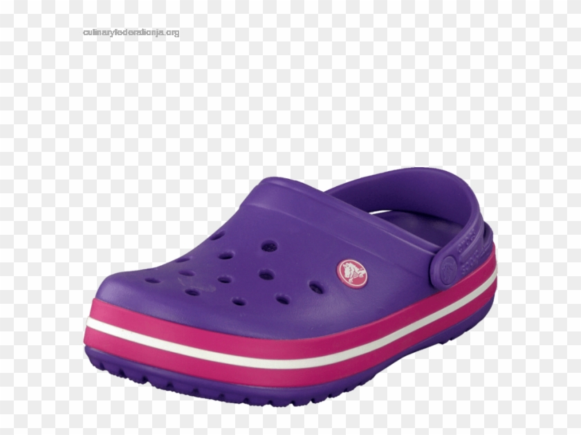 purple womens crocs