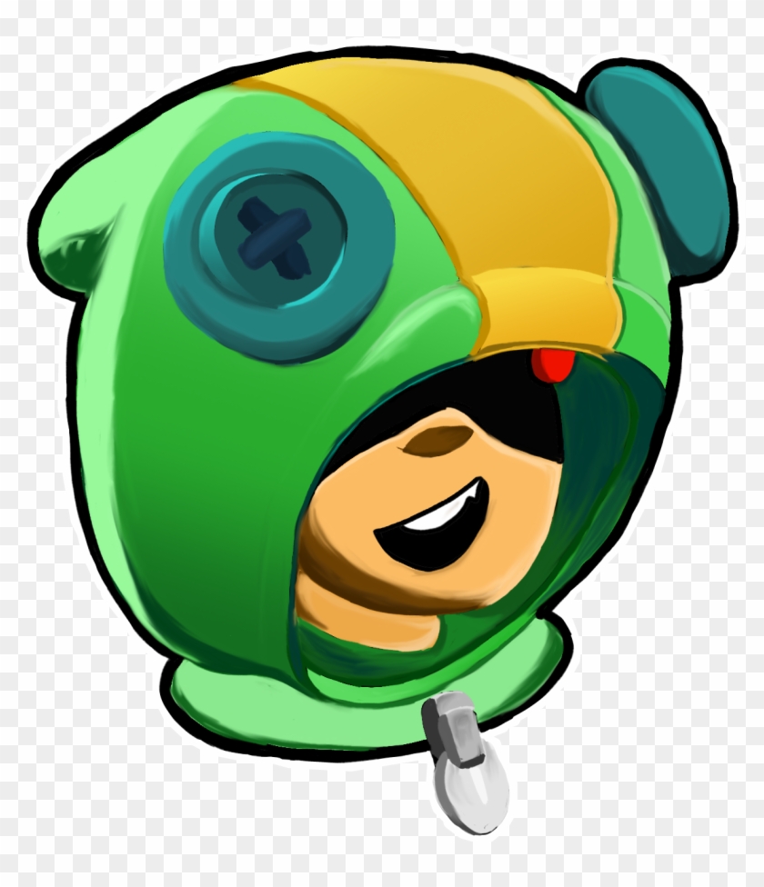 Art On New Bravler Leon Brawl Stars Leon Art Hd Png Download 1258x1412 2654176 Pngfind - brawl stars name lables