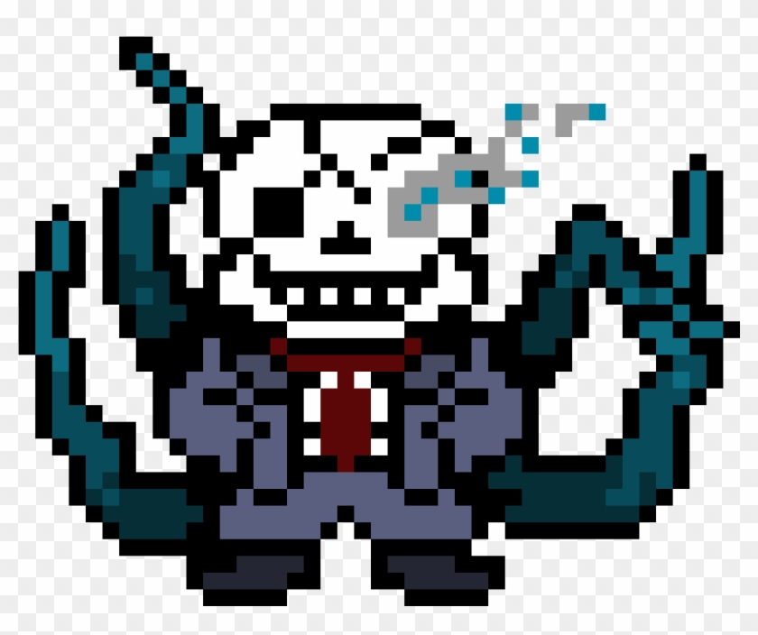 Pixel Art: Sans Gengar for @Sans the Skelaton