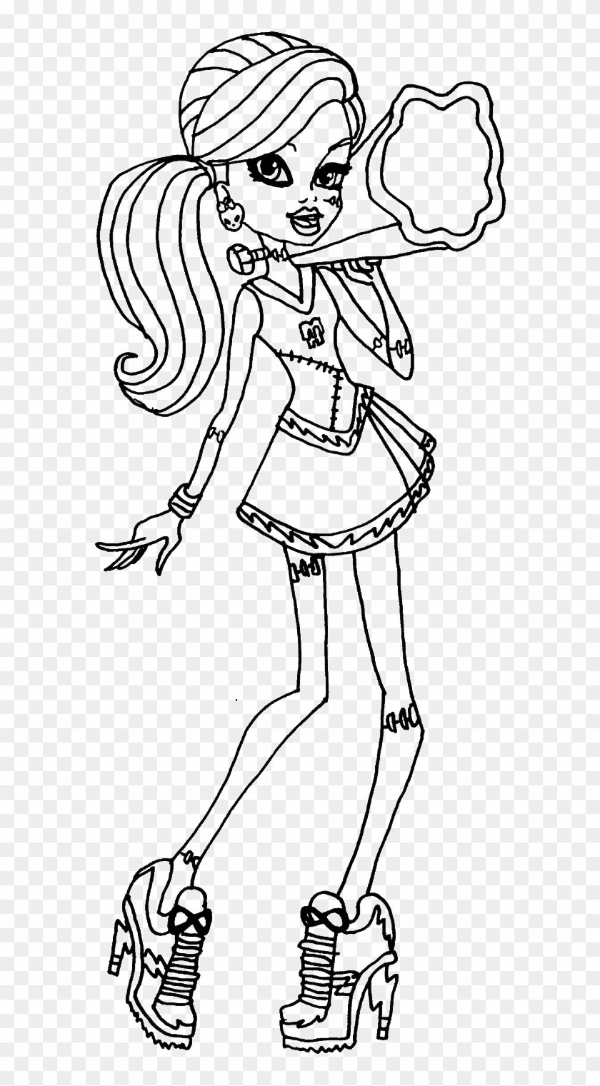 Frankie Stein Monster High Coloring Pages Activity   Coloring ...