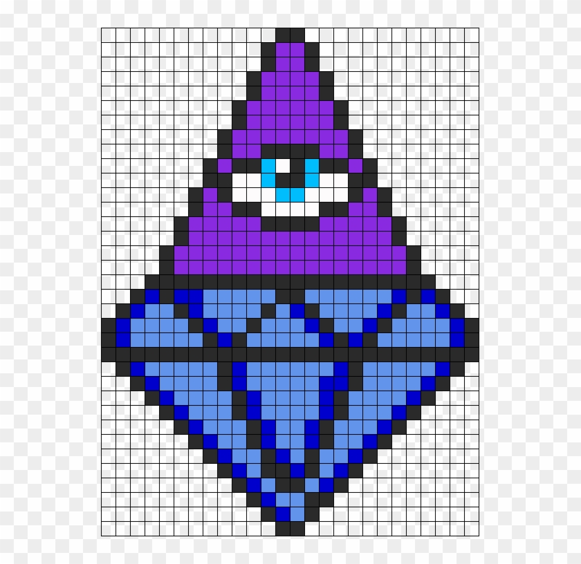 Illuminati Perler Bead Pattern 239525 - Pixel Art, HD Png Download
