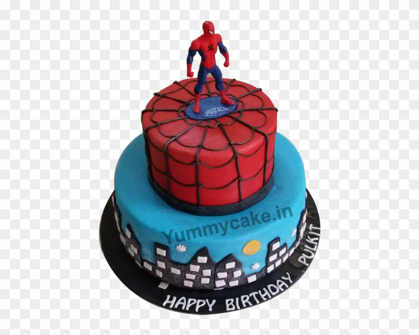 Cartoon Cakes Images - Birthday Cake Spiderman Design, HD Png Download -  600x600(#2680405) - PngFind