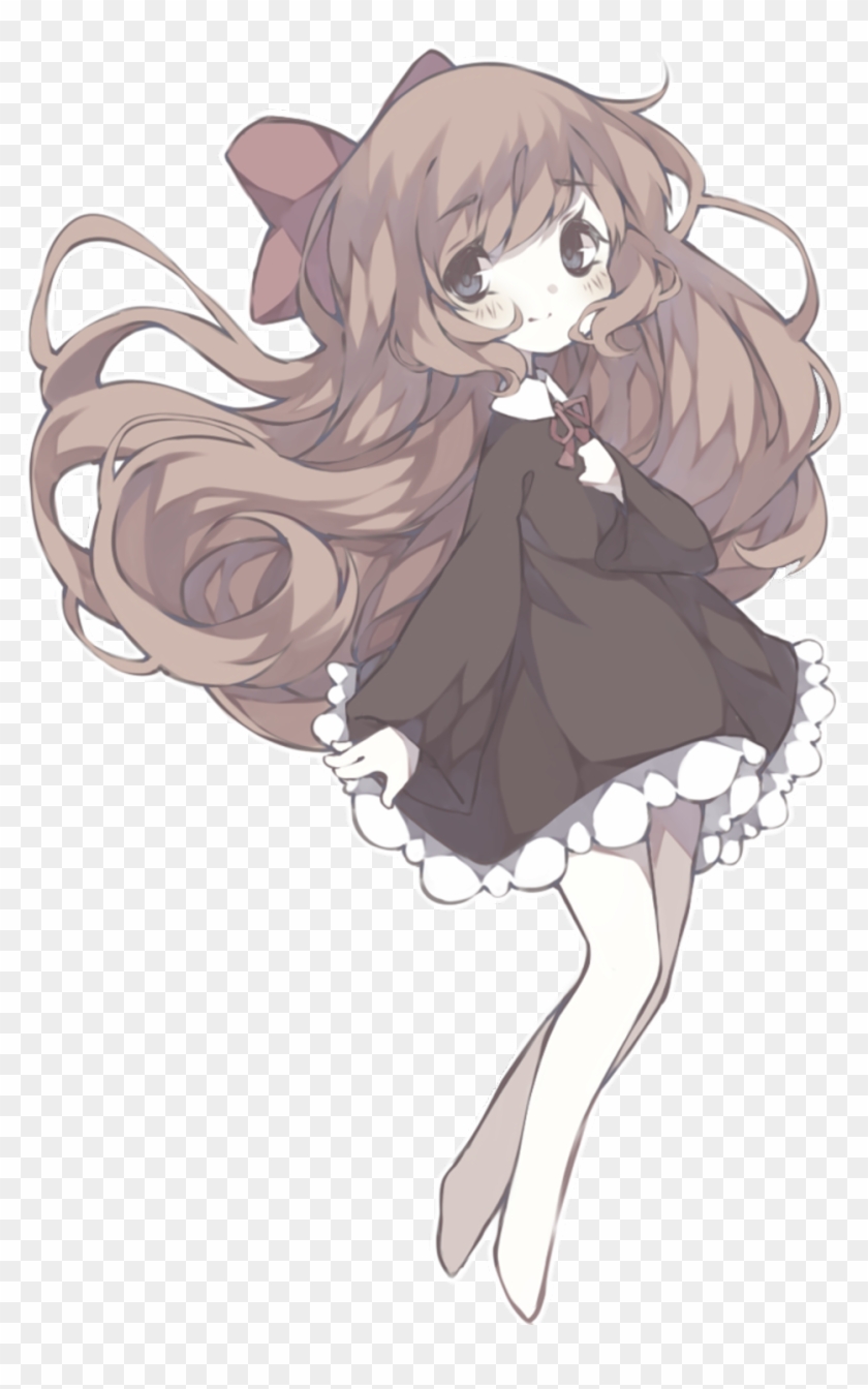 Kawaii Pastel Cute Anime Animegirl Sticker Cute Anime Girl Kawaii Brown Hair Hd Png Download 1024x1491 2687634 Pngfind - anime pastel goth bunny roblox