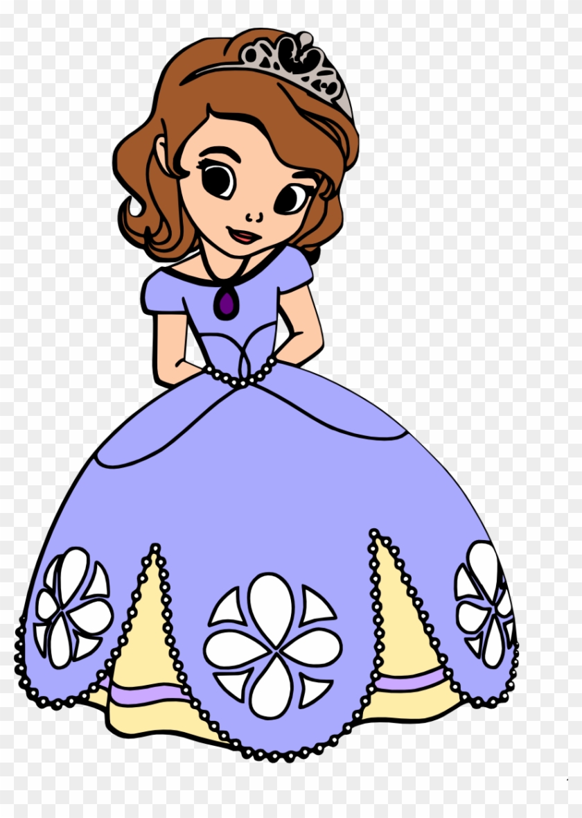 Cat Print Clipart Dog - Sofia The First Svg, HD Png Download -  846x1149(#2690167) - PngFind