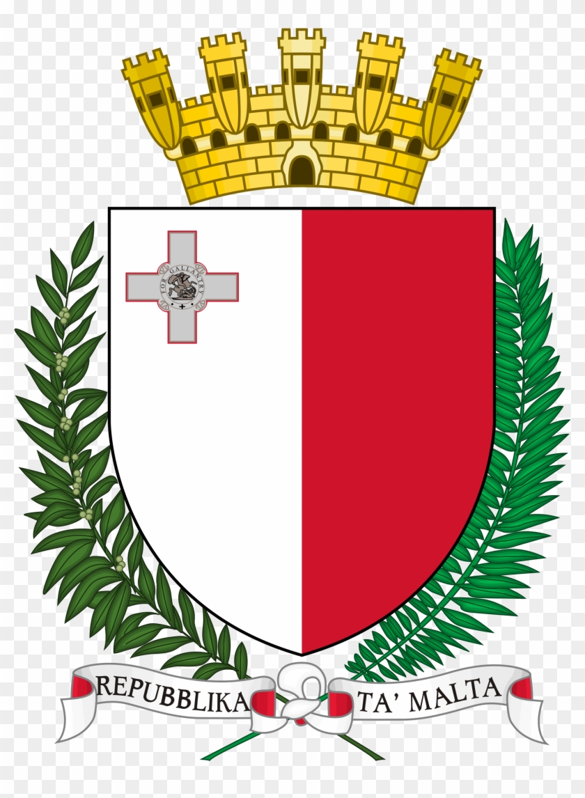 Coat Of Arms Of Malta Malta Coat Of Arms, HD Png Download 2000x2561