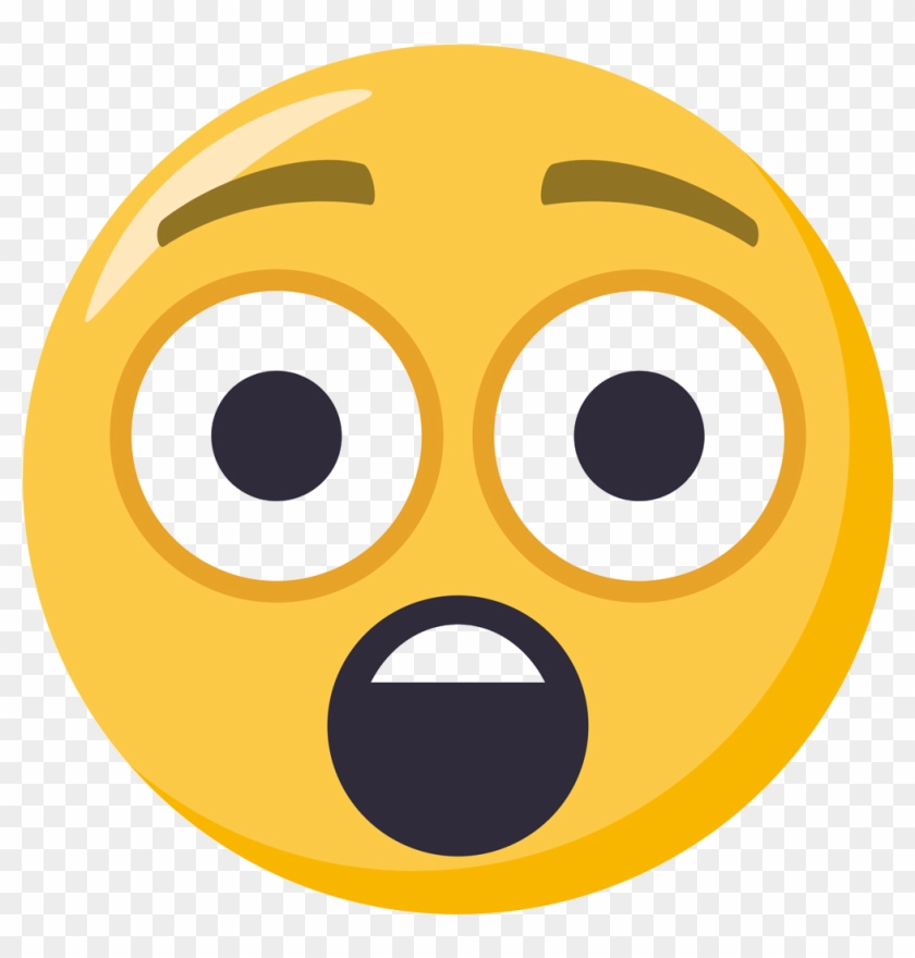 Astonished Emoji, HD Png Download - 1024x1024(#273104) - PngFind