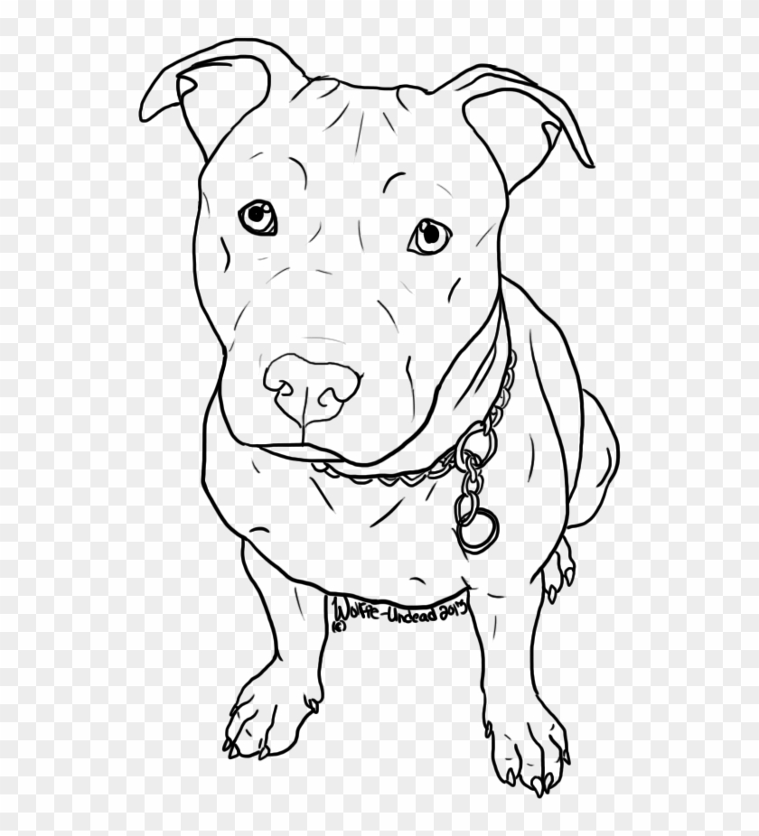 Friendly Clipart Pitbull - Dibujos De Perros Pitbull, HD Png Download -  640x960(#274321) - PngFind