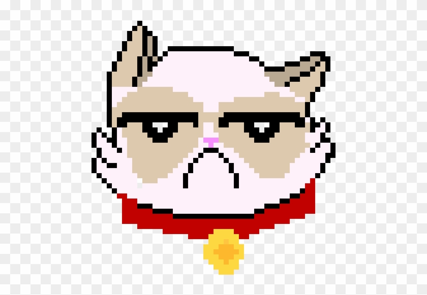 Norma2D on X: Quick Grumpy Cat sketch for today's @Pixel_Dailies theme  #fur. #pixel_dailies  / X