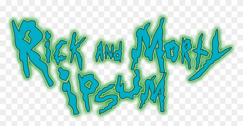Rick N Morty Font Hd Png Download 1104x522 275226 Pngfind