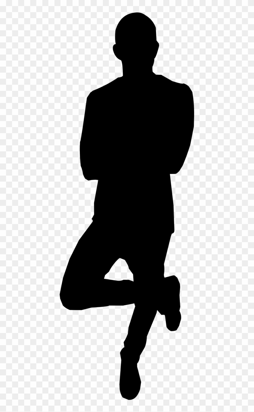 Silhouette Body Casual - People Silhouette Png Relaxed, Transparent Png ...