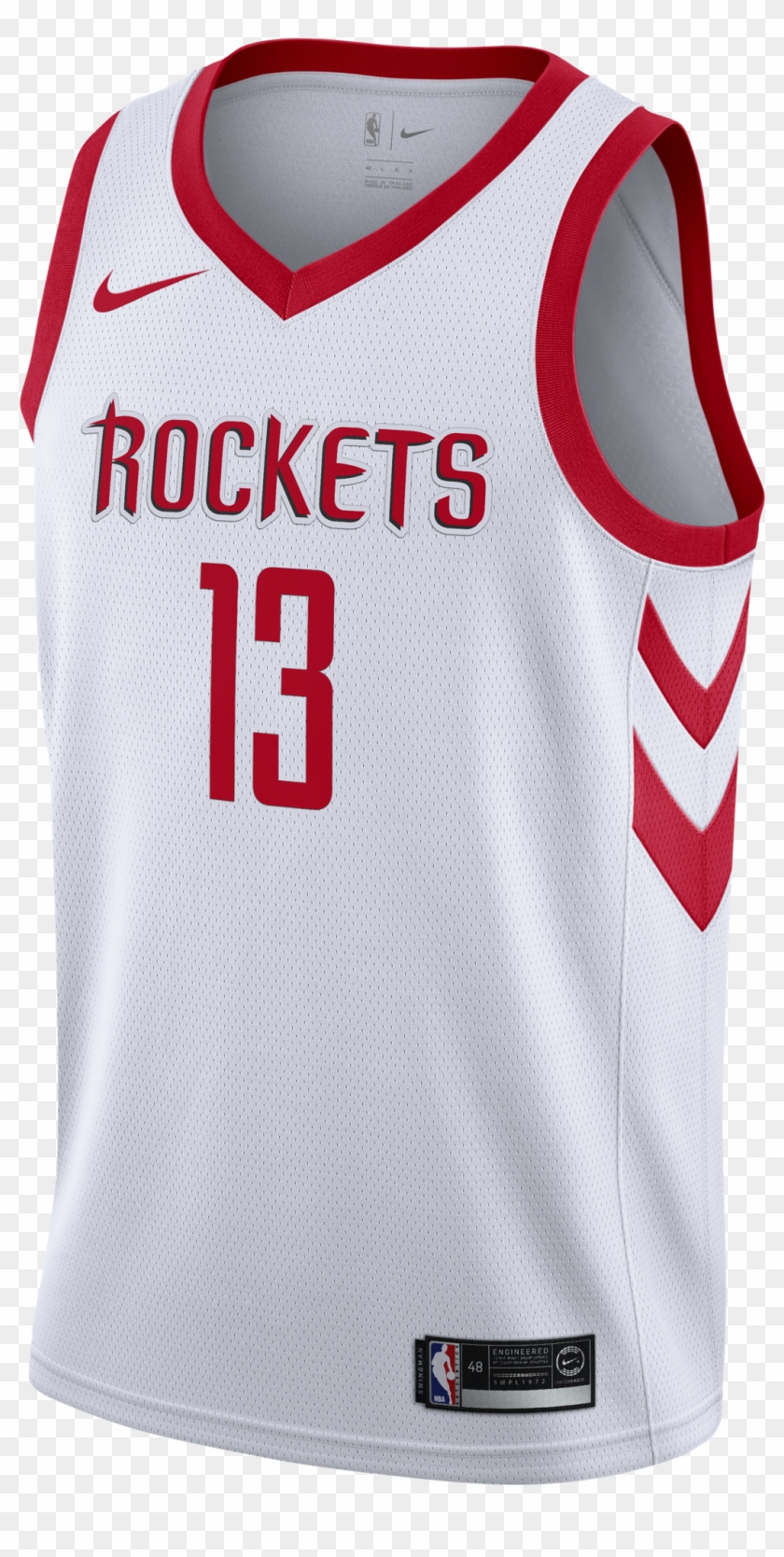 rockets white jersey