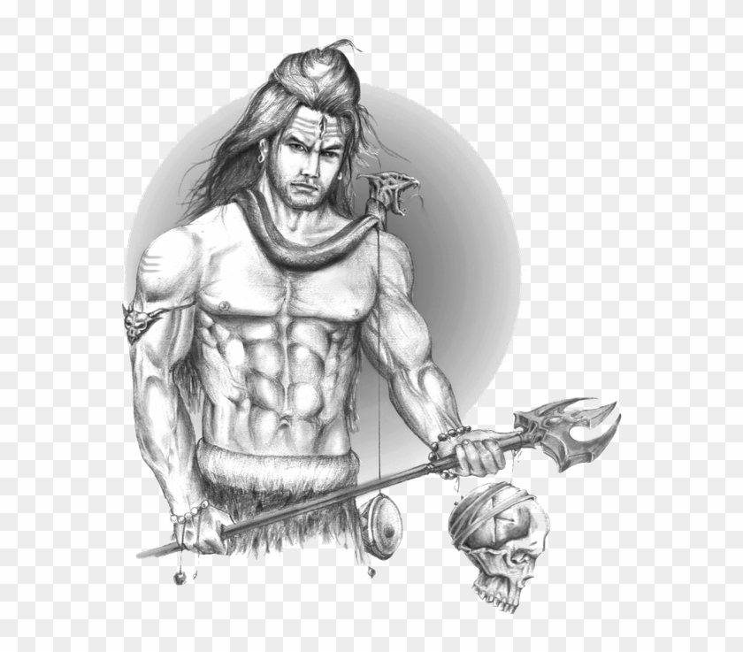 What Are The - Angry Lord Shiva Sketch, HD Png Download - 602x860