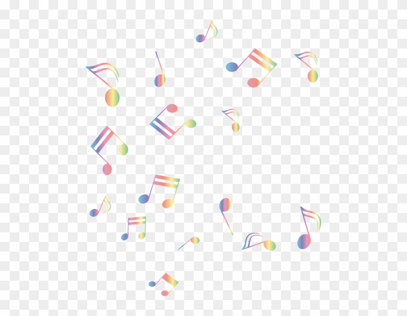 Colorful Music Background With Color Music Notes Png - Background Music  Notes Png, Transparent Png - 518x600(#2723018) - PngFind