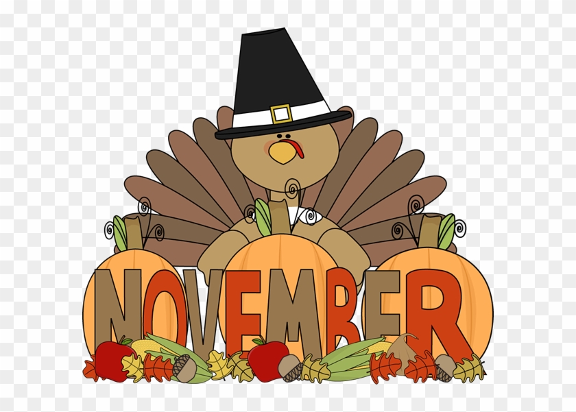 November Clip Art Black And White