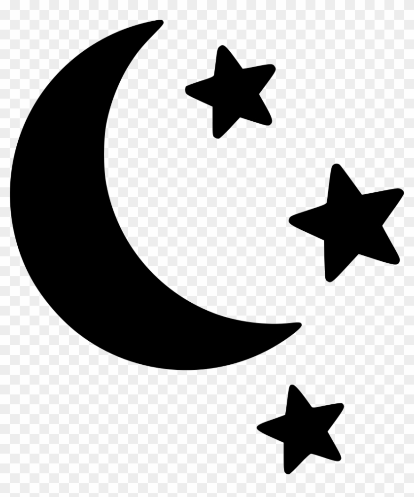 Stars Moon Tattoo PNG Transparent SVG Vector