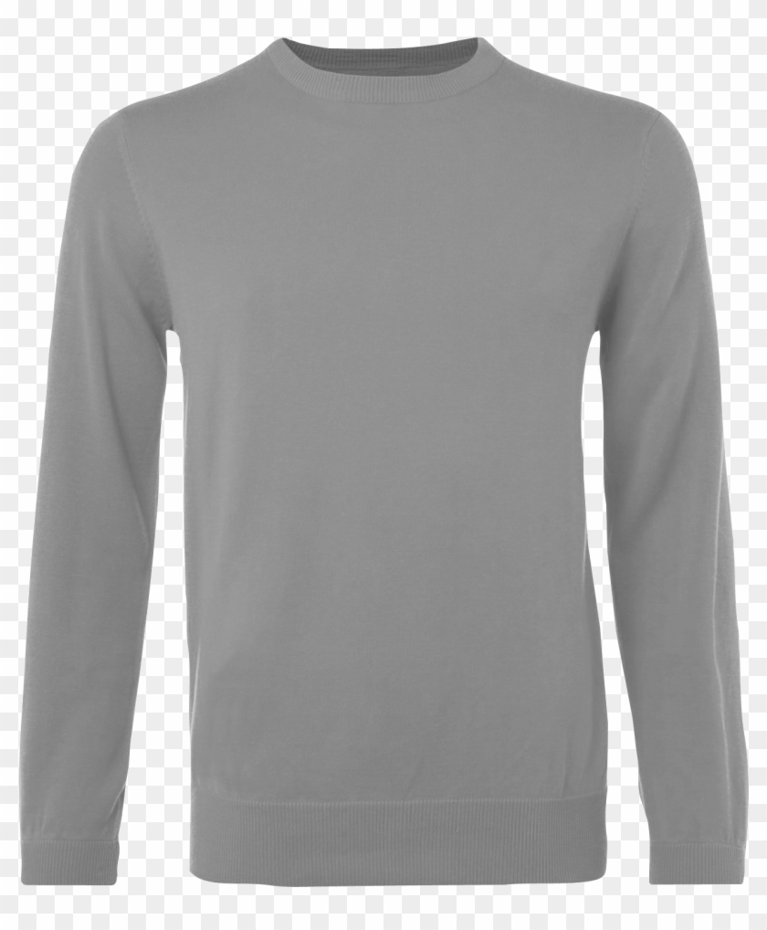 Ss Grey Jumper - Long-sleeved T-shirt, HD Png Download - 1292x1505 ...