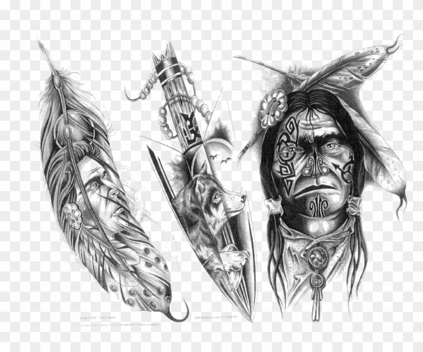 Charra Drawing Tattoo - Red Indian Tattoo Designs, HD Png Download -  1024x768(#2771655) - PngFind