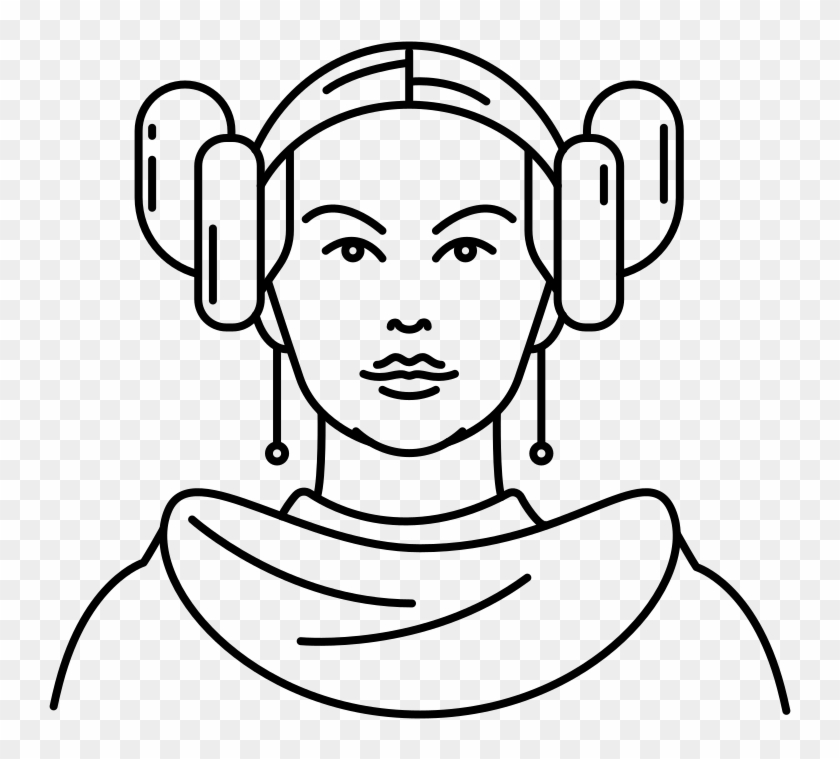 Download Princess Leia Coloring Page From The Thousand Images ...