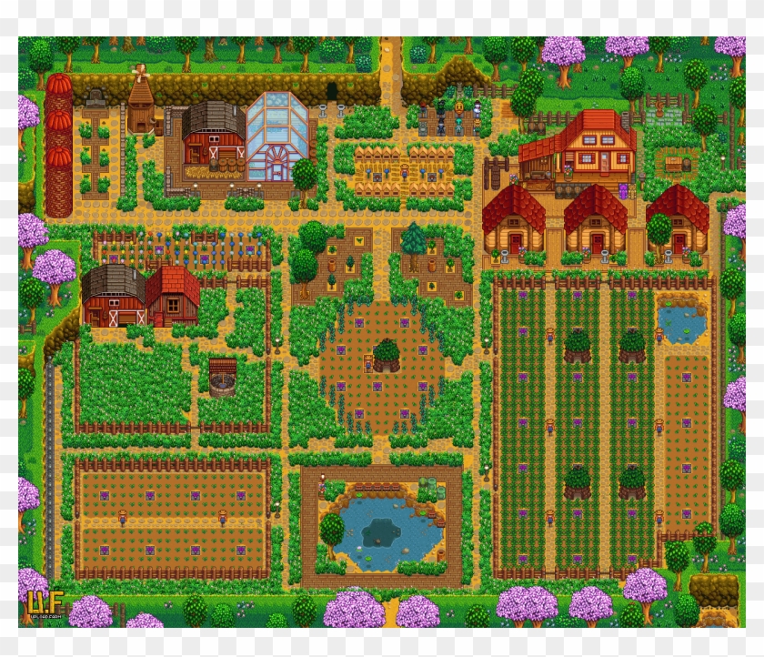 Stardew valley standard farm layout